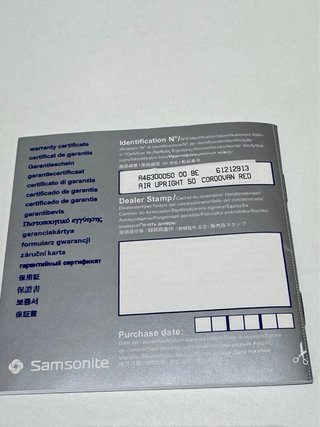 Maleta de cabina Samsonite roja