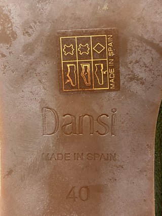 Zapato Dansi Piel Verde Talla 40 Nuevo