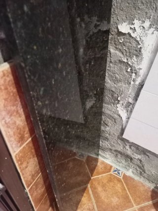 Piedra de mármol verdosa
