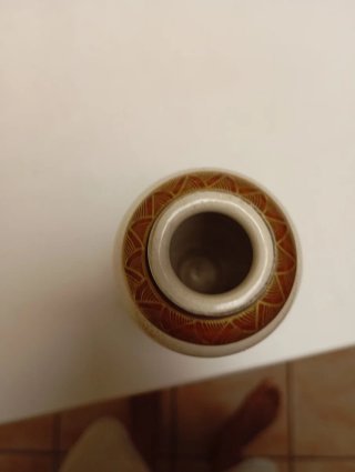 Jarrón Japonés Antiguo Siglo XIX