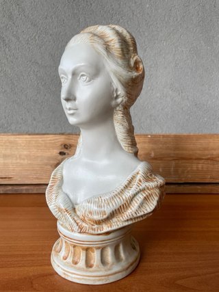 Scultura Busto femminile vintage ceramica CUCCHI