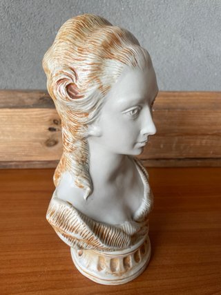 Scultura Busto femminile vintage ceramica CUCCHI