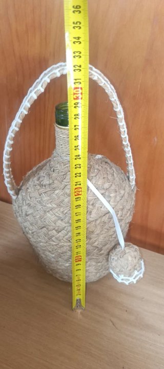 Lote Artesanía Cestas y Botellas