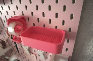 Accesorios Skadis Ikea Rosa