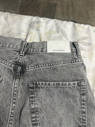 Stradivarius Vaqueros Grises Talla 34
