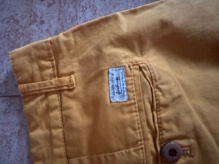 Pantalones cortos vaqueros amarillos