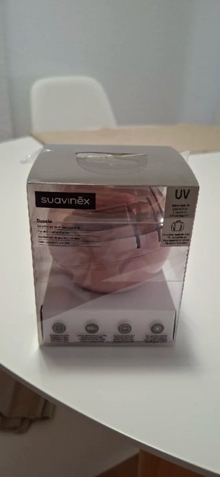 Esterilizador Chupetes Suavinex Rosa