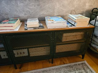 Mueble TV industrial metal y madera