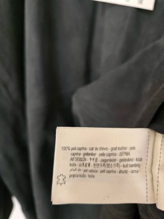 Camisa piel ante Zara T. M-L