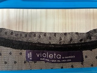 Blusón transparente Mango Talla XXL