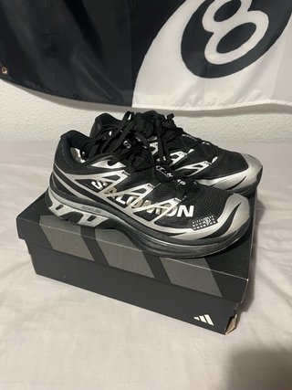 Zapatillas Salomon XT6 Negras y Plateadas