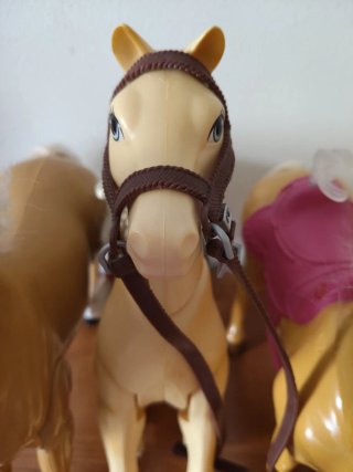 Caballos Barbie.