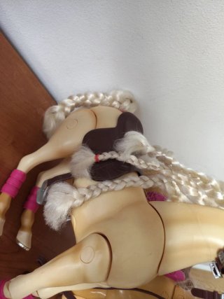 Caballos Barbie.