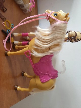 Caballos Barbie.