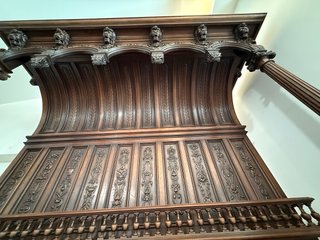 Mueble Iglesia Francés Antiguo Madera