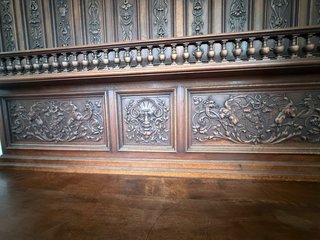 Mueble Iglesia Francés Antiguo Madera