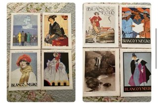 Láminas Revista Blanco y Negro, son 32 en total