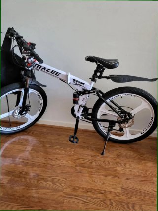 Bicicleta Mtb Plegable Blanca