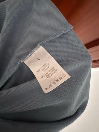 Camisa Polo Verde con Puntos Blancos