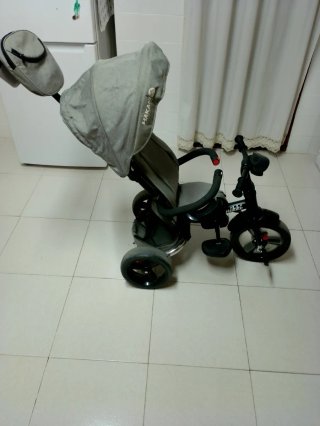 Triciclo para niños gris