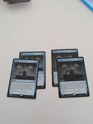 4x Cartas Magic Riddles in the Dark HOBEN