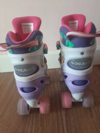 Patines 4 Ruedas Unicornio Morado