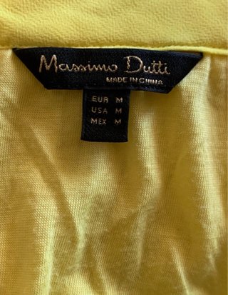 Blusa Amarela Massimo Dutti