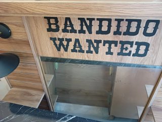 2 Muebles de barbería bandedo Muebles más espejos