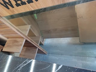 2 Muebles de barbería bandedo Muebles más espejos