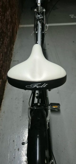 Bicicleta Paseo Vintage Negra/Plata