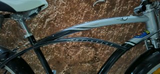 Bicicleta Paseo Vintage Negra/Plata