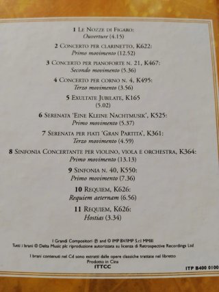 CD Mozart I Grandi Compositori