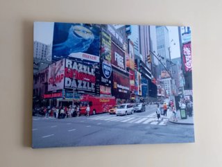 2 Cuadros Times Square New York.