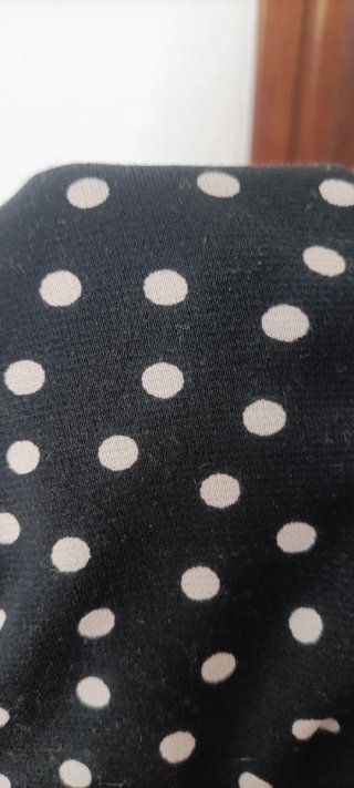 Vestido corto de lunares