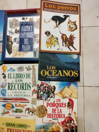 Lote de 10 libros ciencia e historia