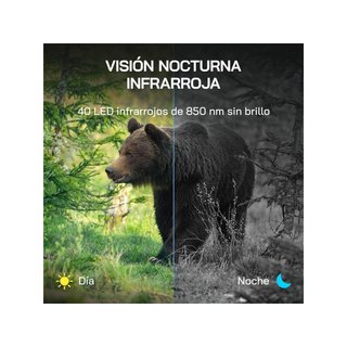 WOLFANG Cámara de caza WiFi 4K 64MP