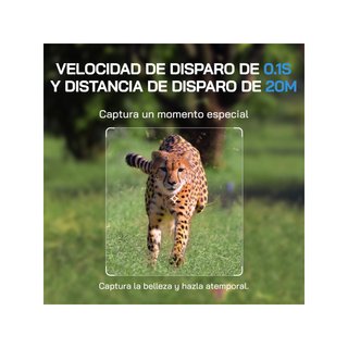 WOLFANG Cámara de caza WiFi 4K 64MP
