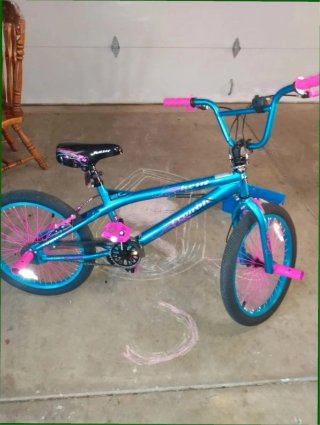 Bicicleta BMX Azul y Rosa