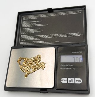 Cadena Oro 18k Barbada 7.86 gr