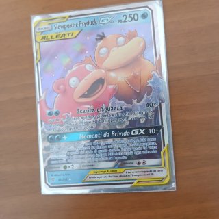Carta Pokemon Slowpoke e Psyduck GX 35/236