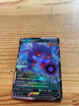 Carta Pokémon Gengar V 156/264