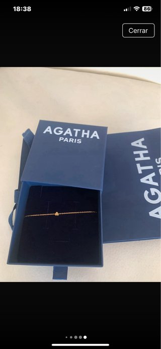 Pulsera Agatha Paris Corazón Oro