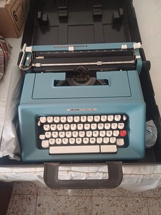 Olivetti Studio 46 Máquina de Escribir Azul