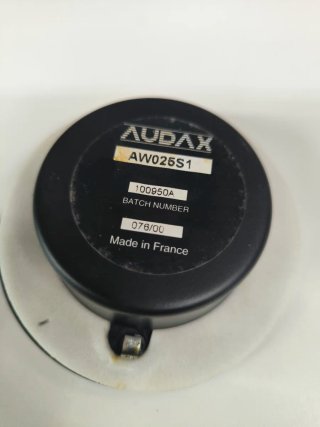Tweeter Audax AW025S1 Negro