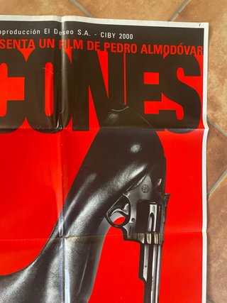Póster original Tacones Lejanos Pedro Almodóvar