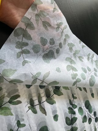 Carta Fazzoletto Semitrasparente con Fiori