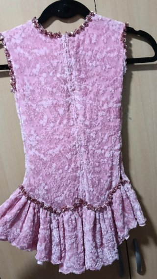 Maillot Patinaje Artístico Rosa