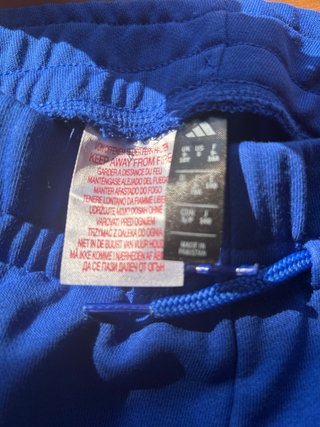 Pantalón chándal Adidas niña azul 9-10
