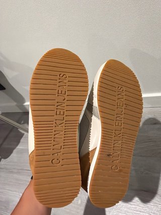 Zapatillas Calvin Klein Beige/Naranja Talla 40