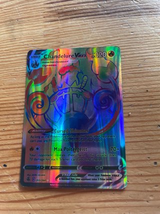 Carta Pokémon Chandelure VMAX 265/264